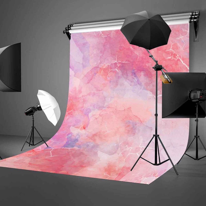 LYLYCTY 5X7ft Millennial Pink Marble Texture Pattern Studio Photography Backdrop Girl Children Party Props LYGE607 - Image 2
